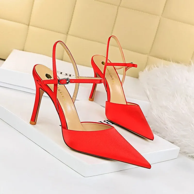 High Heeled Shallow Mouth Pumps - Image 2