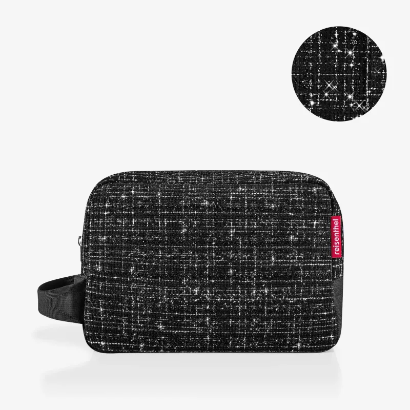 cosmeticpouch M bouclé black