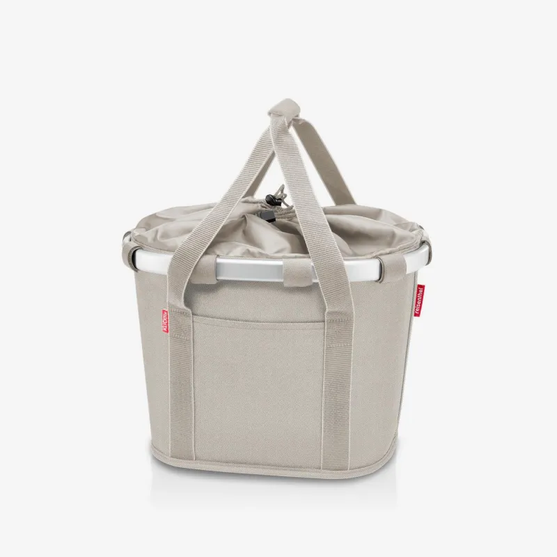 bikebasket herringbone sand