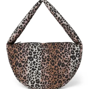 Soft Cotton Cross Body Bag | Hazel Leopard