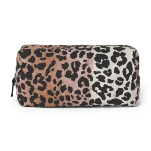 Soft Cotton Pouch | Hazel Leopard