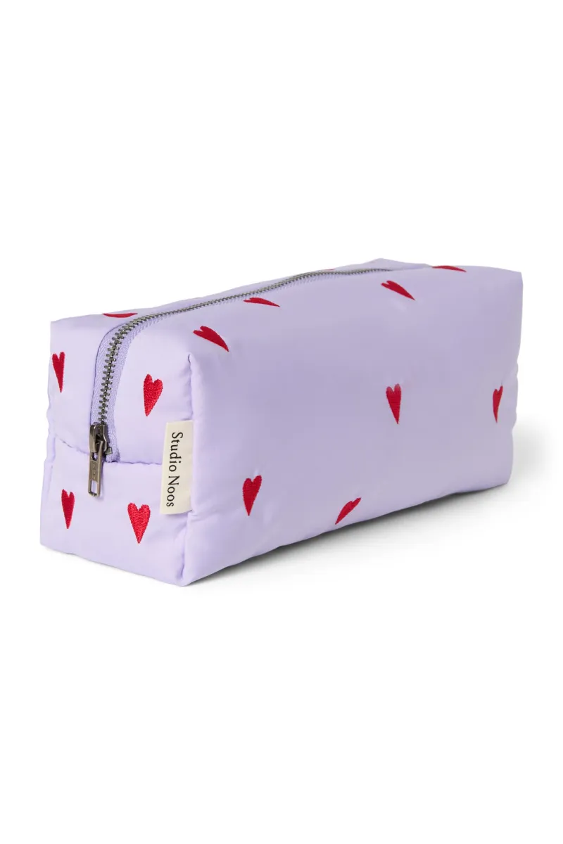 Puffy Pouch | Purple Hearts - Image 2