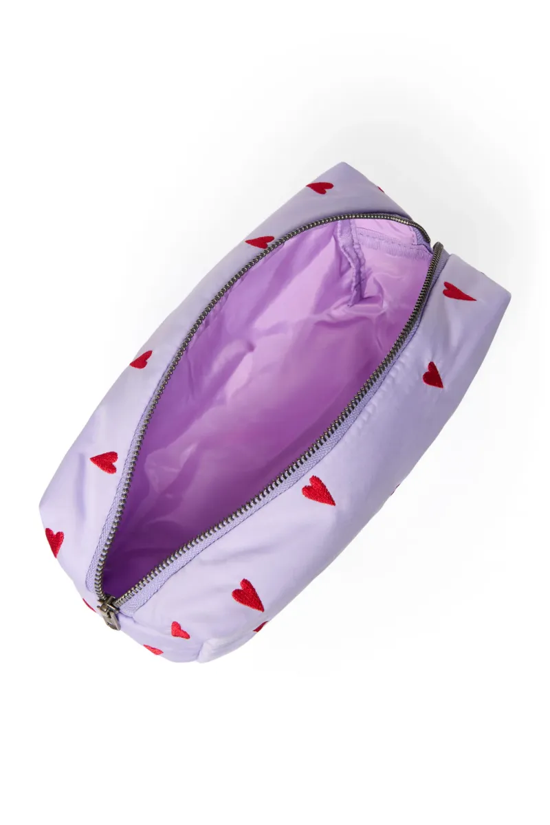 Puffy Pouch | Purple Hearts - Image 3