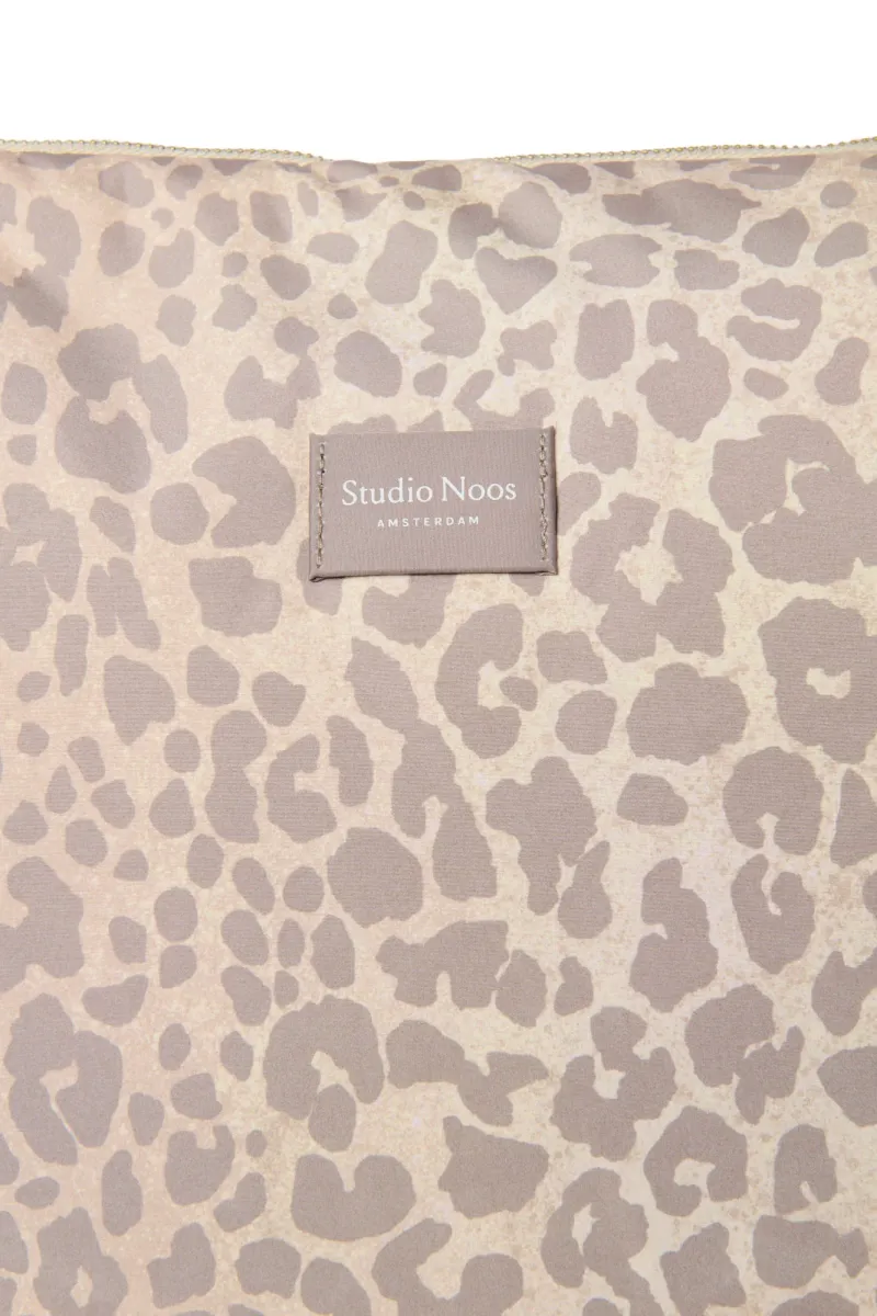 Puffy Diaper Bag | Beige Leopard - Image 5