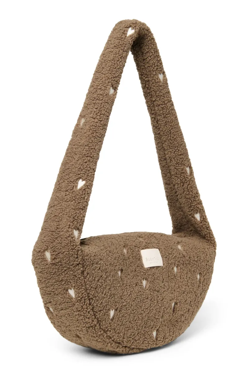 Teddy Mini Cross Body Bag | Brown Hearts - Image 4