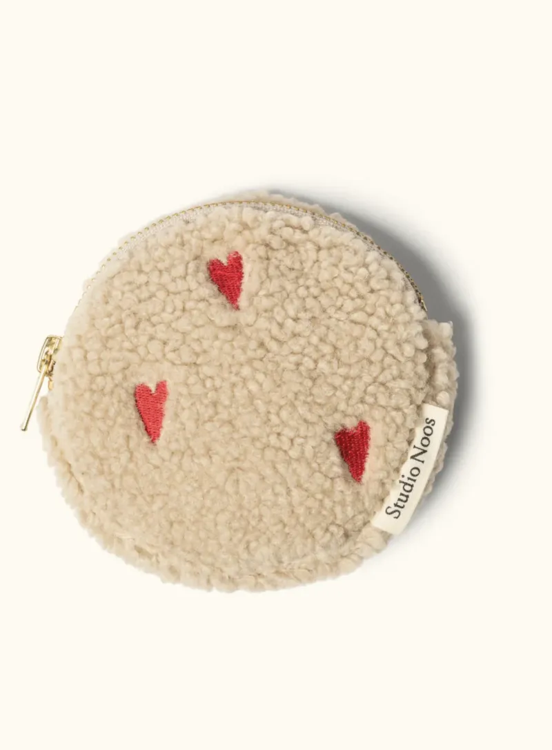 Teddy Wallet | Ecru Hearts