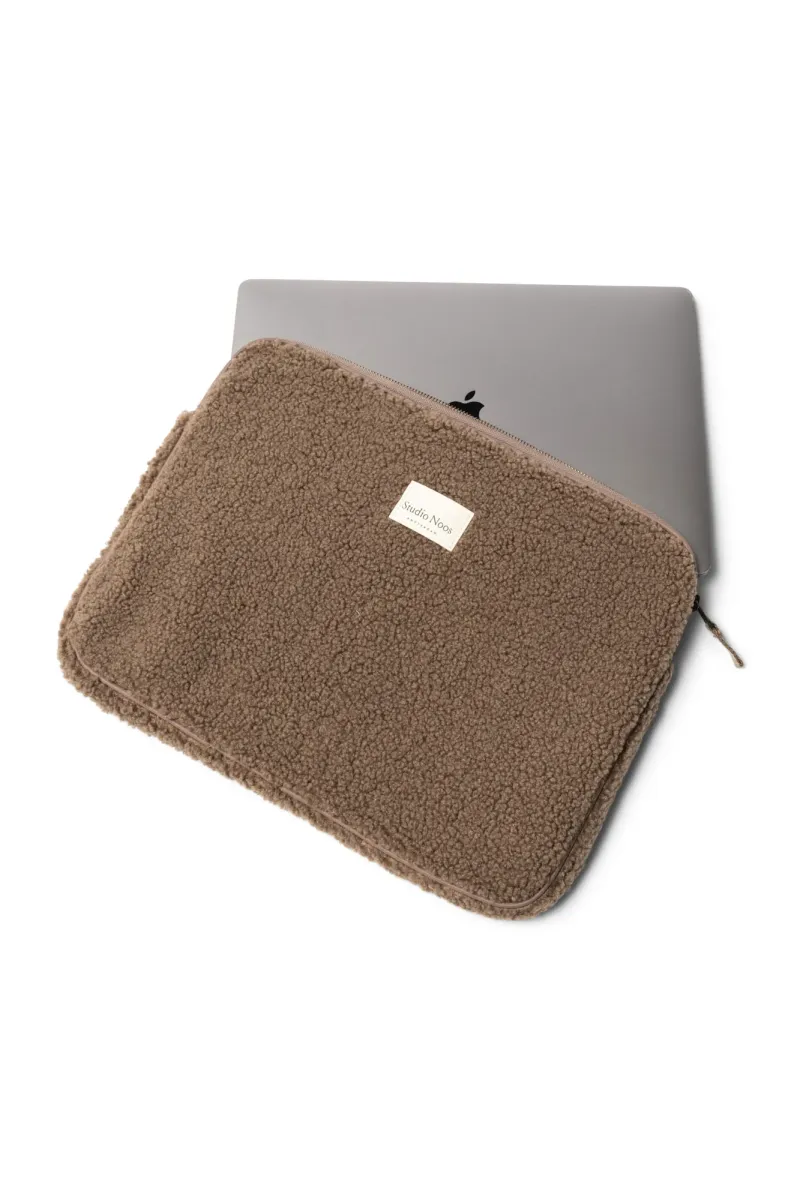 Teddy Laptop Sleeve 15 Inch | Brown - Image 2