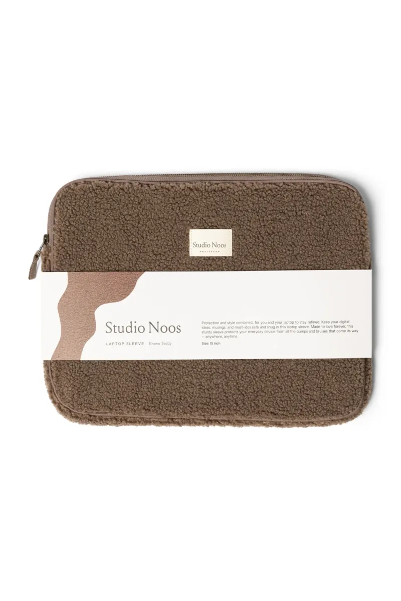Teddy Laptop Sleeve 15 Inch | Brown - Image 3