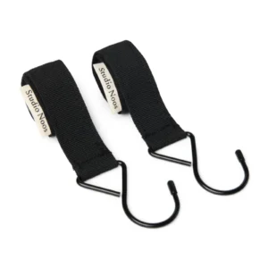 SN Stroller Strap Hooks | Black