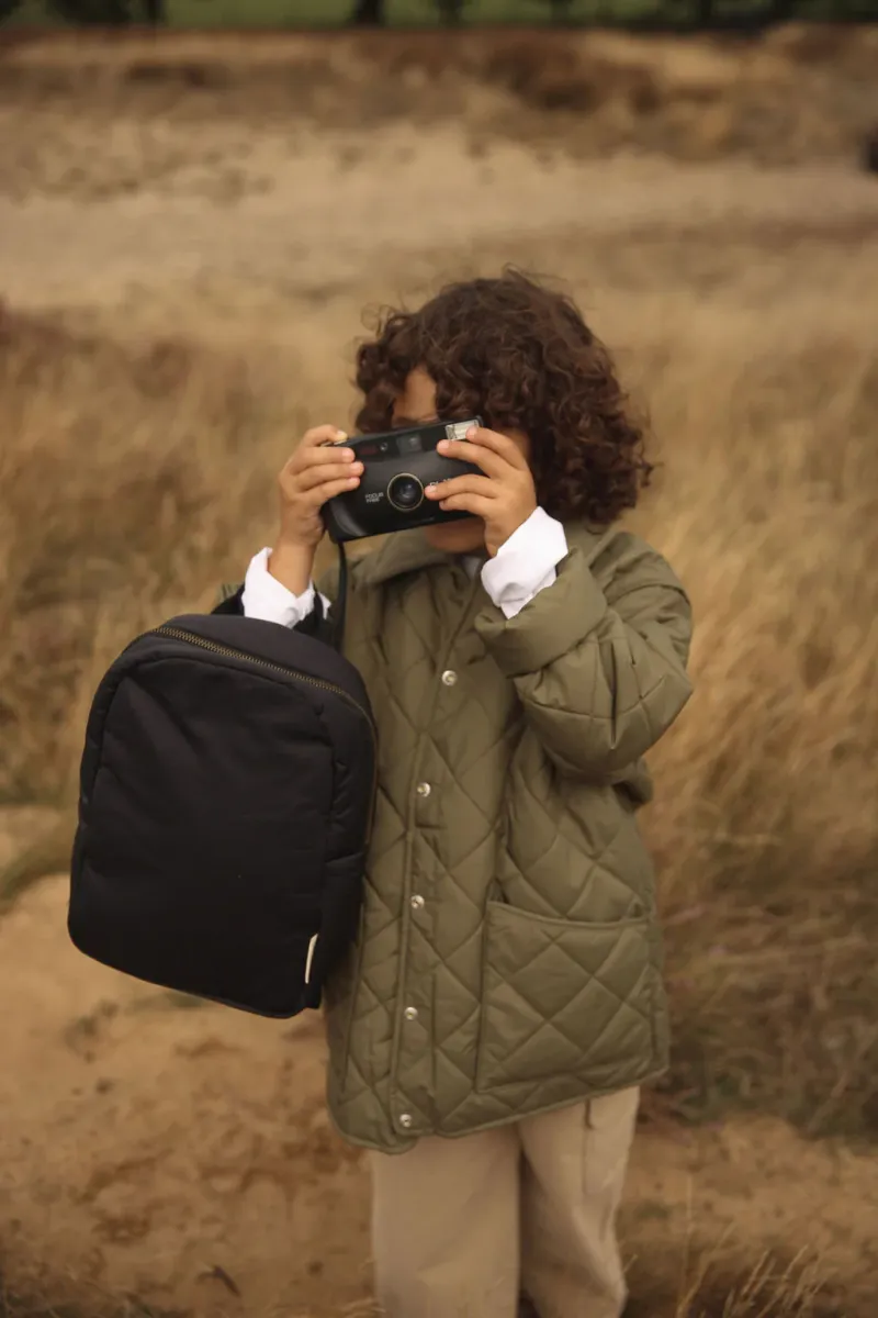 Puffy Mini Backpack | Black - Image 2