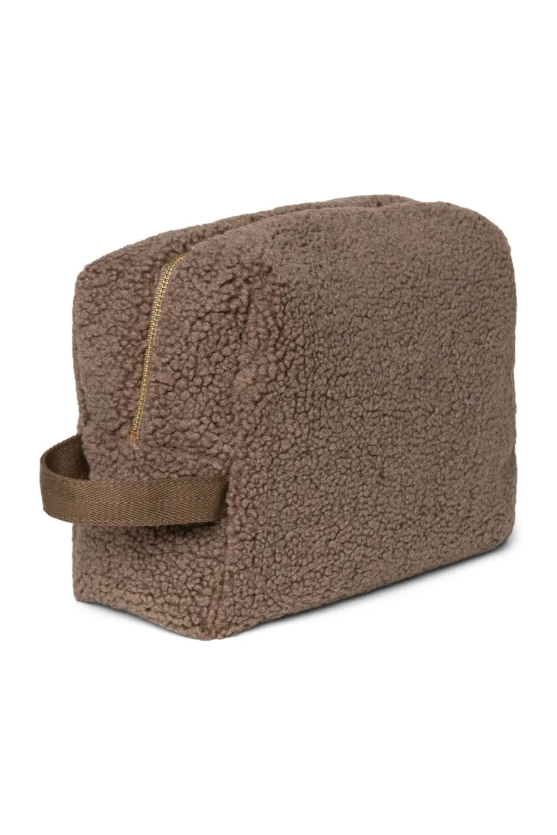 Teddy Toiletry Bag | Brown - Image 3