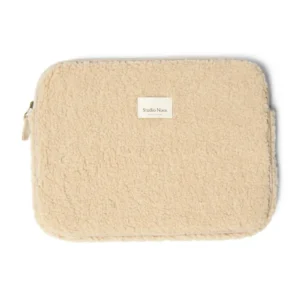 Teddy Laptop Sleeve 13 Inch | Ecru
