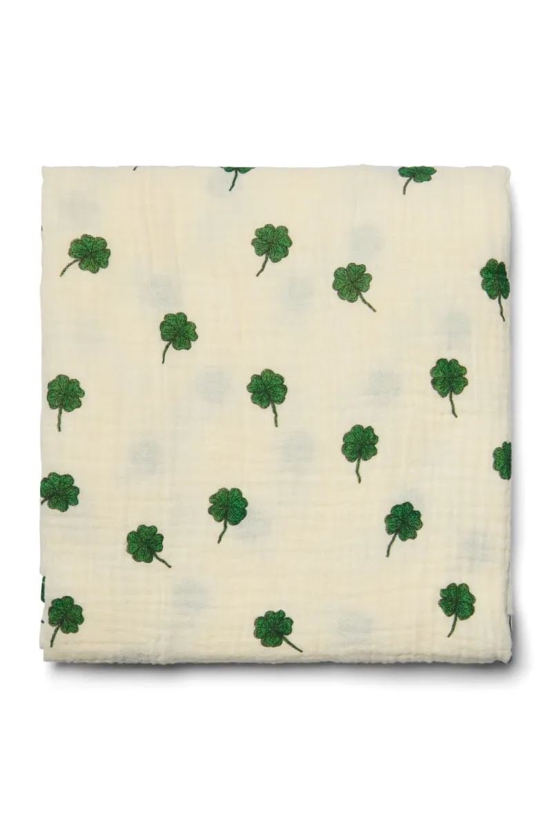 Swaddle Print Large | White Clover - Image 4