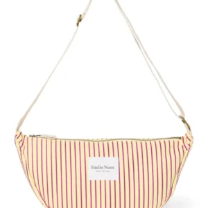 Poplin Striped Adult Fanny Pack | Butter Yellow