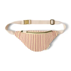 Poplin Striped Mini Fanny Pack | Butter Yellow