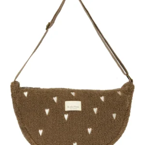 Teddy Adult Fanny Pack | Brown Hearts