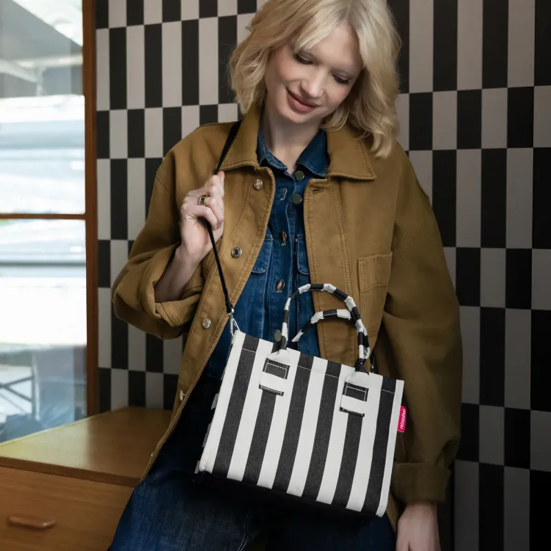 daily shopper XS summerstripes black - Image 3