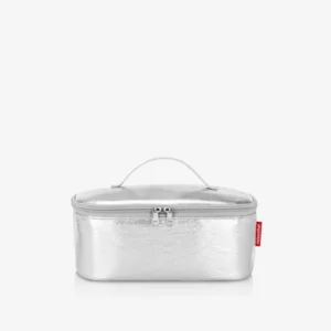 coolerbag M pocket silver crackle