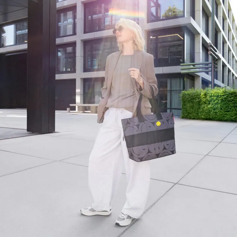 shopper e1 smiley grey - Image 3
