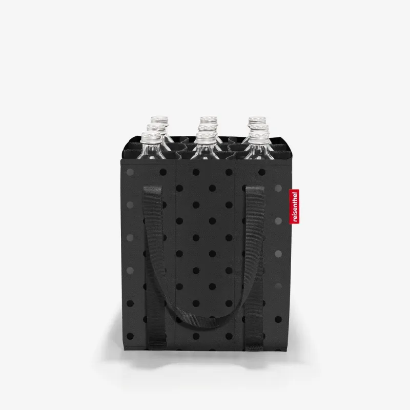 bottlebag glossy dots black