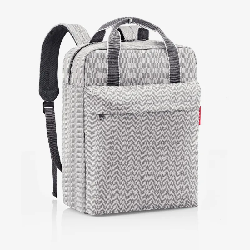allday backpack M herringbone grey - Image 4