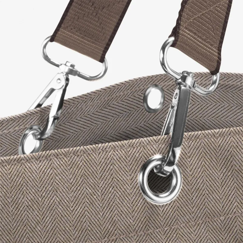 shopper XL herringbone mokka - Image 5