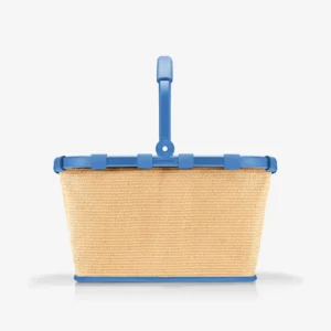 carrybag frame raffia blue