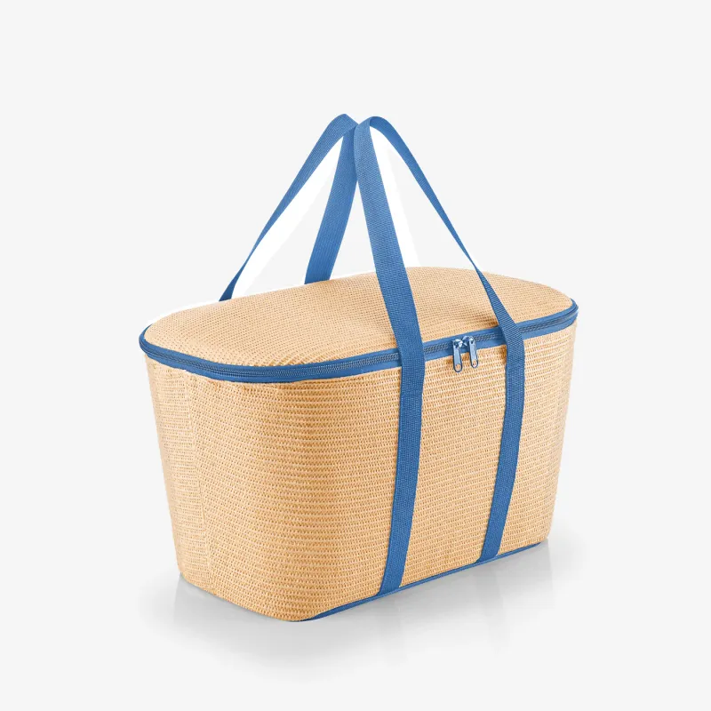 coolerbag raffia blue - Image 3