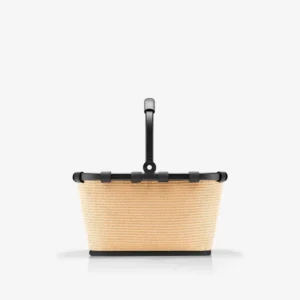 carrybag XS frame raffia black