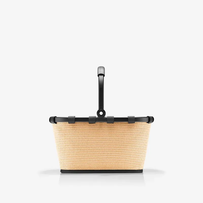 carrybag XS frame raffia black