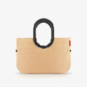 loopshopper M frame raffia black