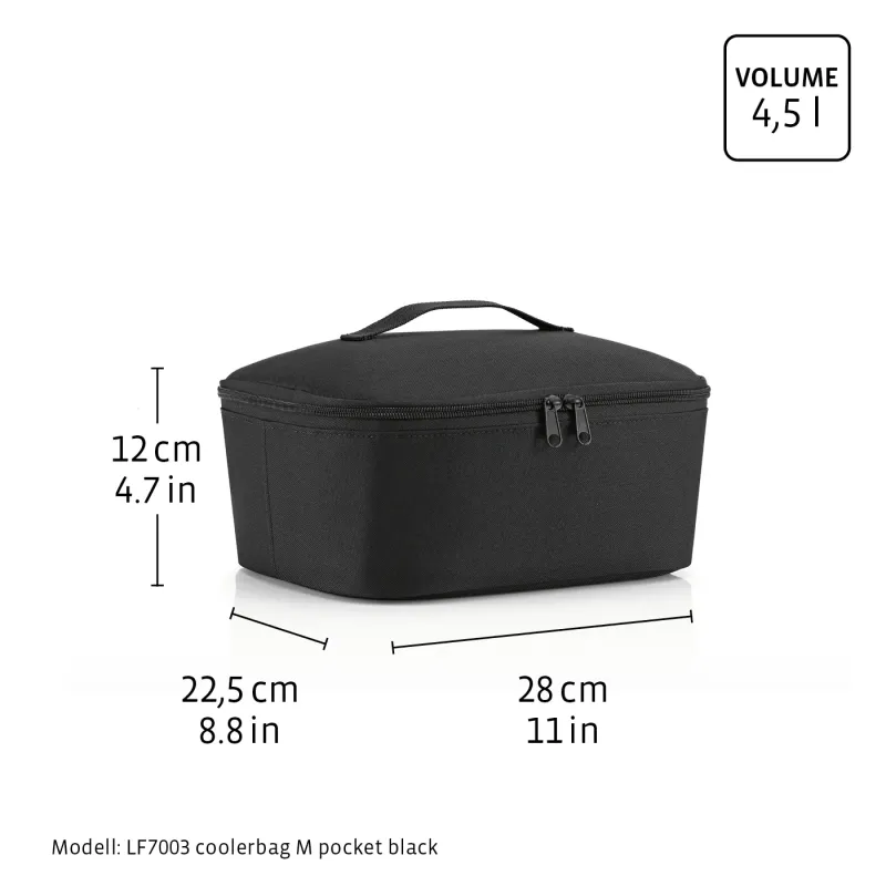 coolerbag M pocket raffia blue - Image 5