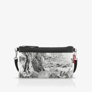 mini pouch jacquard grey