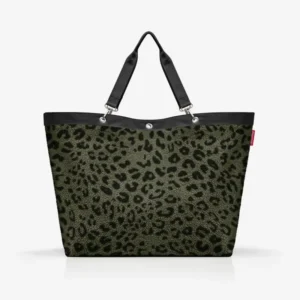 shopper XL teddy leo olive