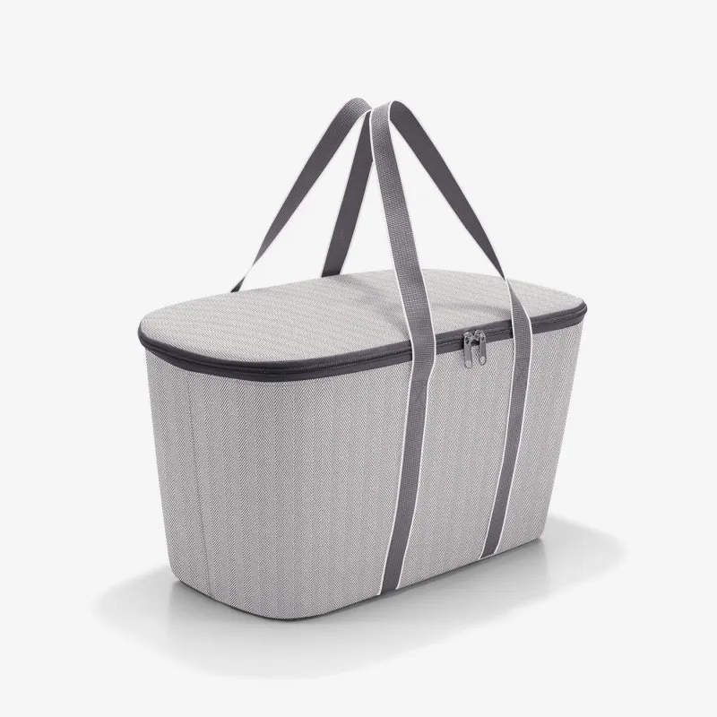 coolerbag herringbone grey - Image 4