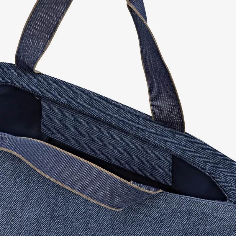 shopper M herringbone dark blue - Image 4