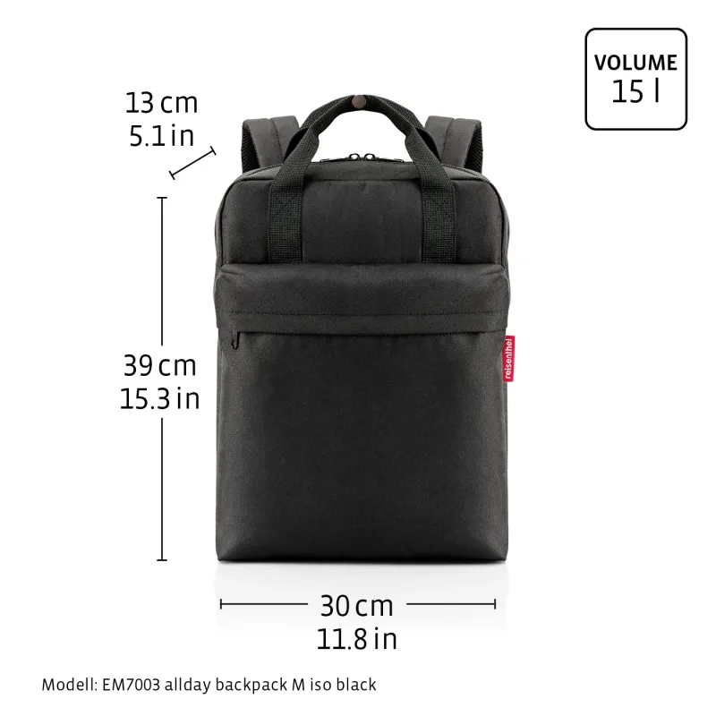 allday backpack M iso twist silver - Image 4