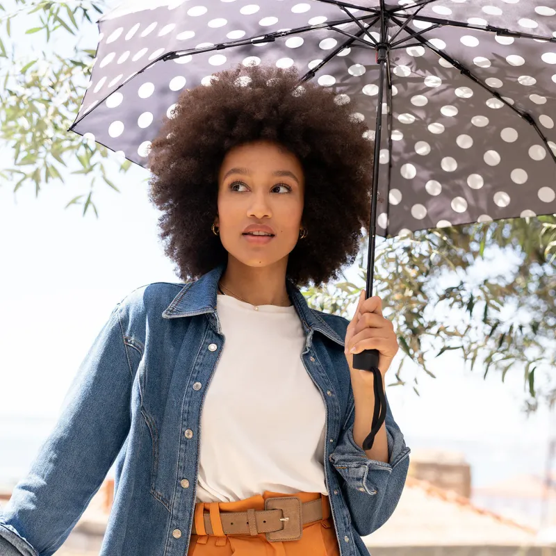umbrella pocket duomatic dots white - Image 2