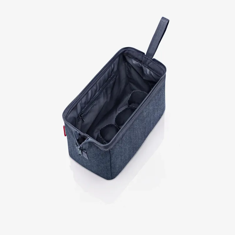 travelcosmetic herringbone dark blue - Image 4