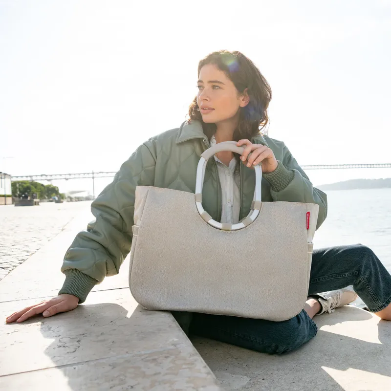 loopshopper L herringbone sand - Image 3