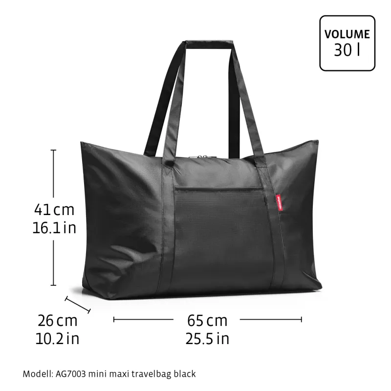mini maxi travelbag dark blue - Image 4