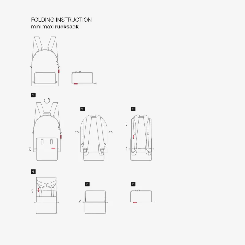 mini maxi rucksack black - Image 5