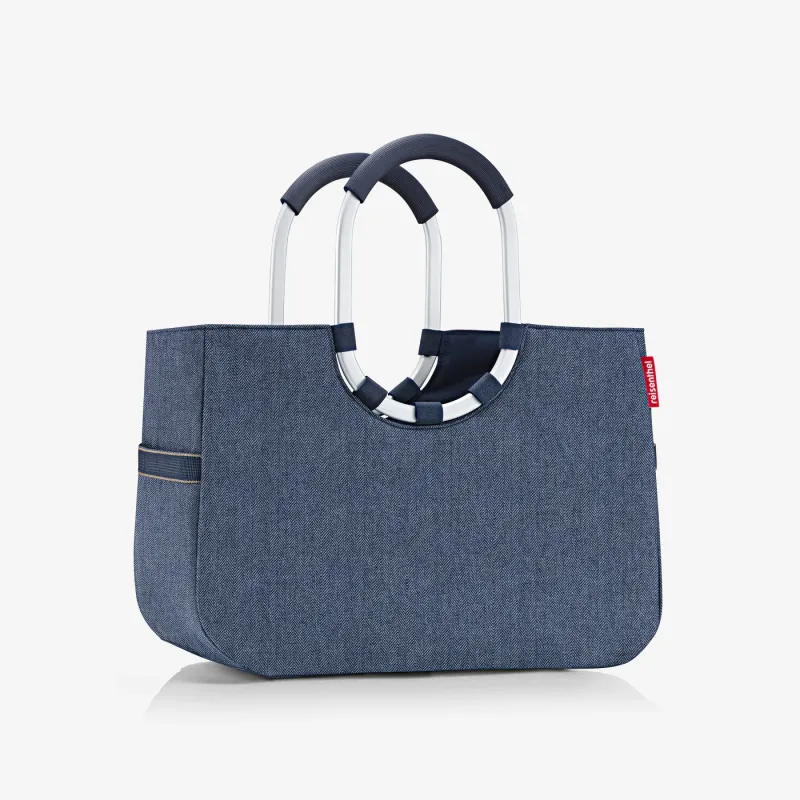 loopshopper L herringbone dark blue - Image 4